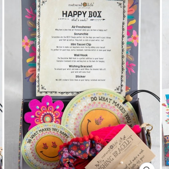 NEW keepsake boho Happy Box filled with 6 items - Picture 2 of 7